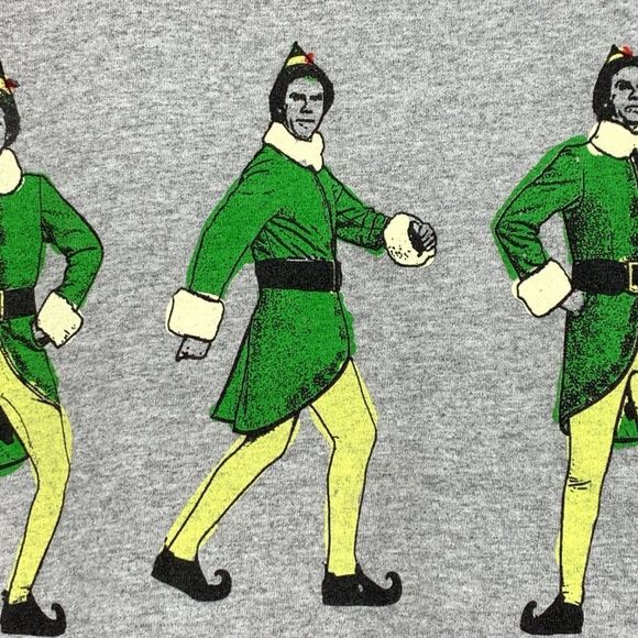 Unisex Small Elf Christmas Movie T-Shirt Ripple Juntion 1970 Will Ferrell EUC 19 - Picture 4 of 6